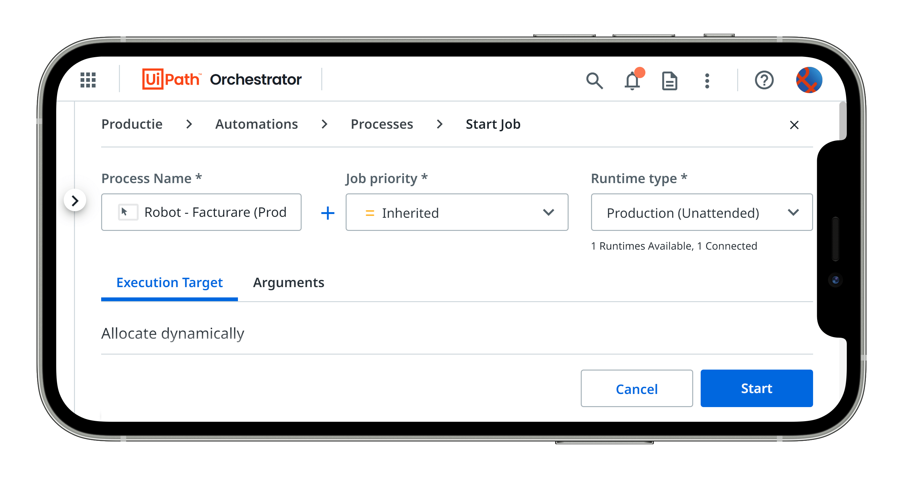 sp uipath orchestrator